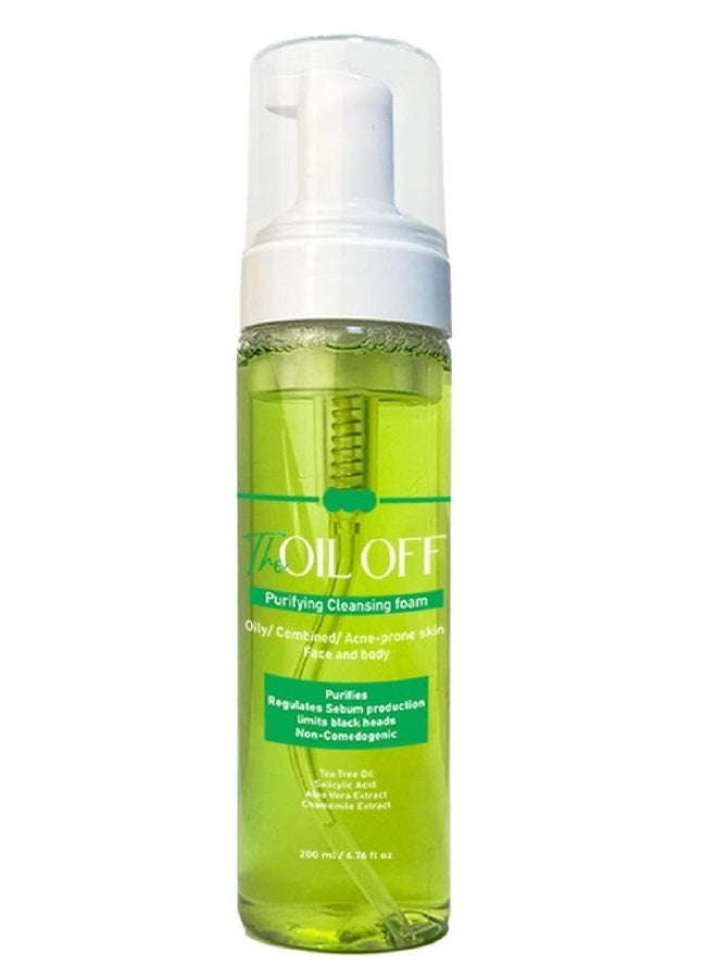 So Sandy The Oil Off Foam Cleanser for Oily Combination and Acne-Prone Skin - 200 ml - Image 1